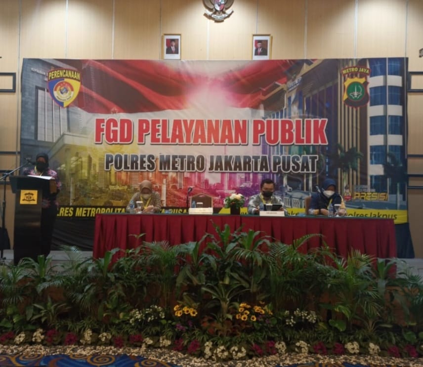 Forum Group Discussion (FGD) terkait Pelayanan Publik (Yanlik) Polres Metro Jakpus